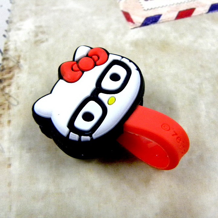 A0863P x 2pcs Cartoon Kitty Bear Wire Cord Holder Winder Cable Organizer Iphone - Bild 18 von 24