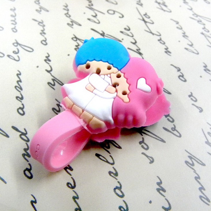 A0863P x 2pcs Cartoon Kitty Bear Wire Cord Holder Winder Cable Organizer Iphone - Bild 20 von 24