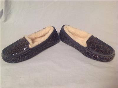 ugg australia ansley glitter moccasin slippers ugg australia ansley glitter moccasin slippers