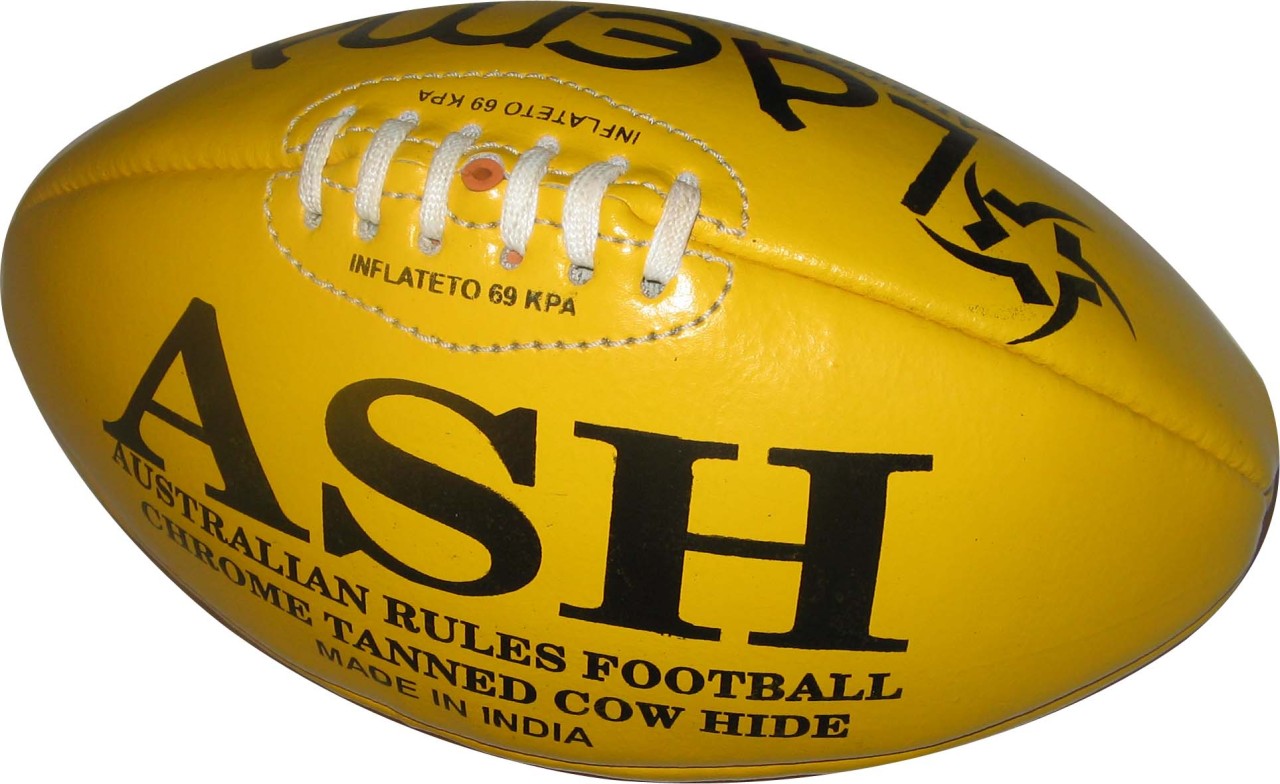 2 X Pro Genuine LEATHER AUSSIE RULES FOOTBALL AFL SZ 5 eBay