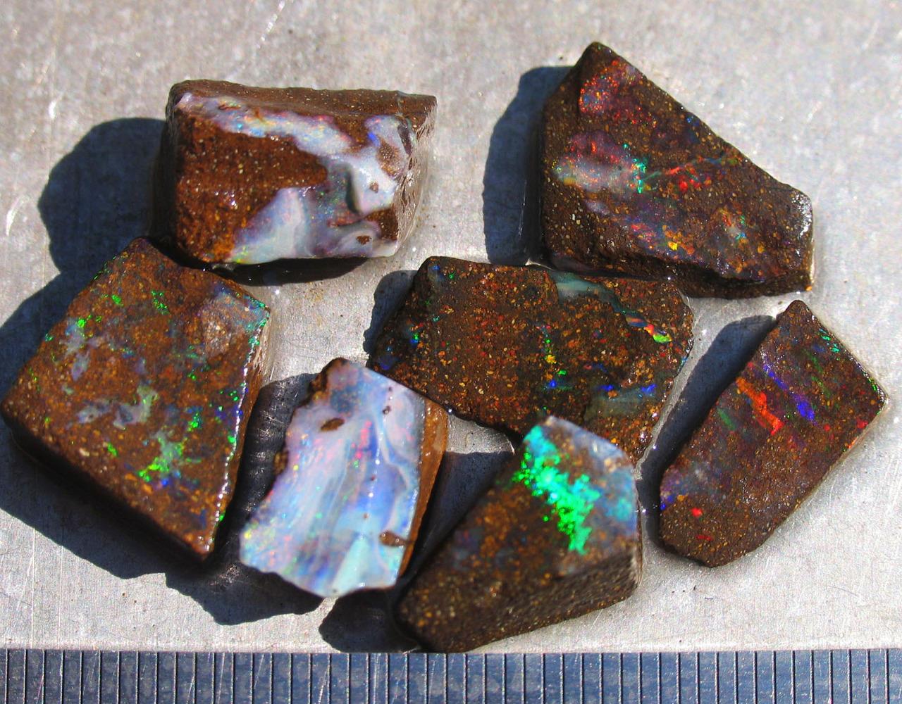 Rough Boulder Opal 39.20 ct 100 Australian natural rough opal from QLD N1316 eBay