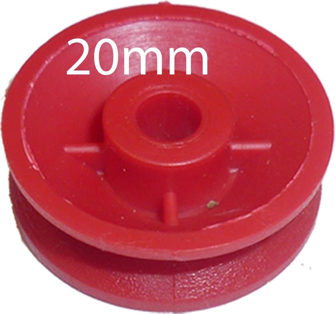 Plastic pulleys, 6 different sizes, great for Hobby models, Robots toys