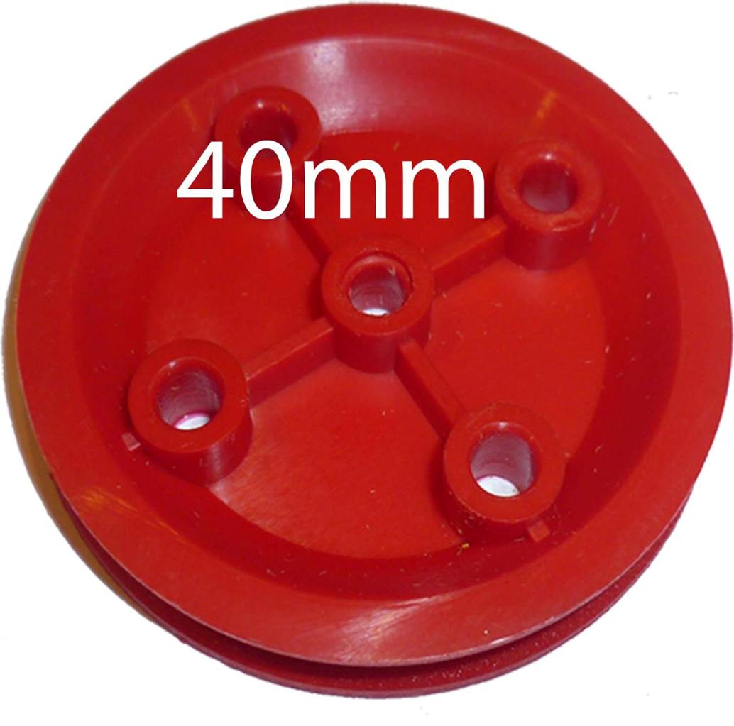 Plastic pulleys, 6 different sizes, great for Hobby models, Robots toys