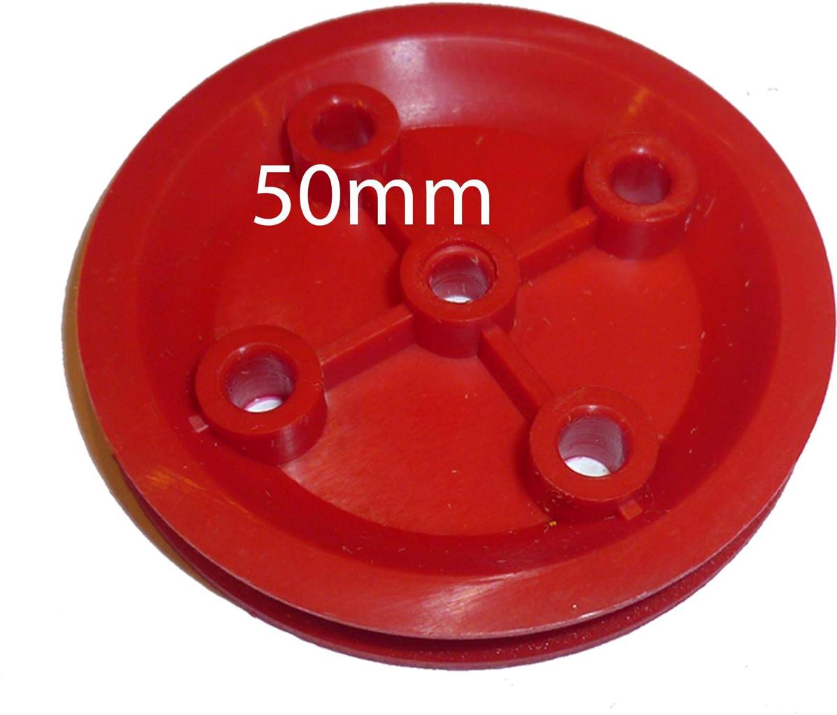 Plastic pulleys, 6 different sizes, great for Hobby models, Robots toys