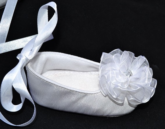 Details about white Christening soft baby girl shoes size 0 1 2 3 4