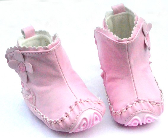 Pink Mary Jane infant toddler baby girl shoes boots size 1 ...