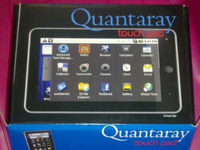 Android Tablet on New Quantaray Touch Pad Tablet Android 2 1 Camera Wifi Ebay