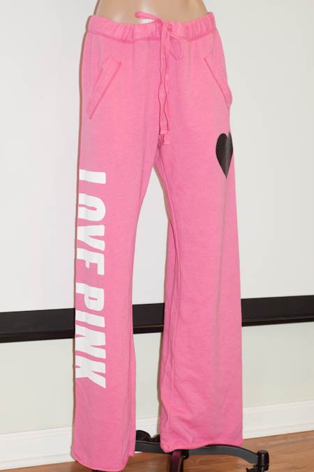 boyfriend sweatpants pink