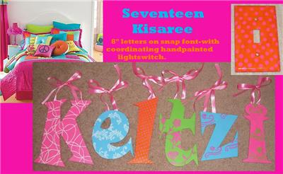 Custom Hand Painted Wood Wooden Hanging Wall Letters Custom Hand Painted Wood Wooden Hanging Wall Letters