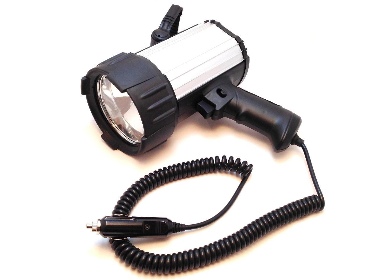 Hand Held Spot Lamp Light Torch Halogen Rugged Lamping Hunting Shooting