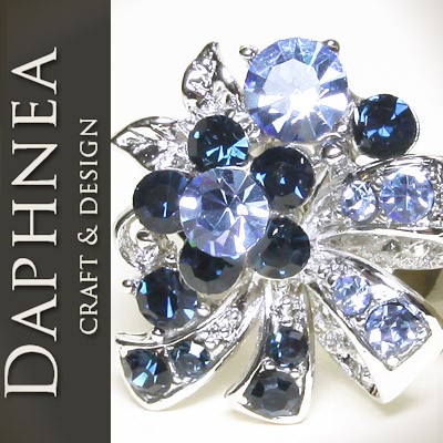 adorned with Swarovski crystal fashion Ring FR010619