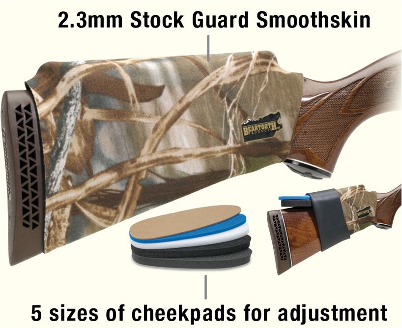 Beartooth Comb Raising Kit MK1 for Shotguns in smoothskin BLACK
