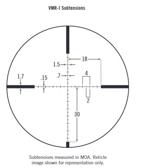 Vortex Optics Diamondback Tactical 39x40 Rifle Scope VMR1 Reticle DBK