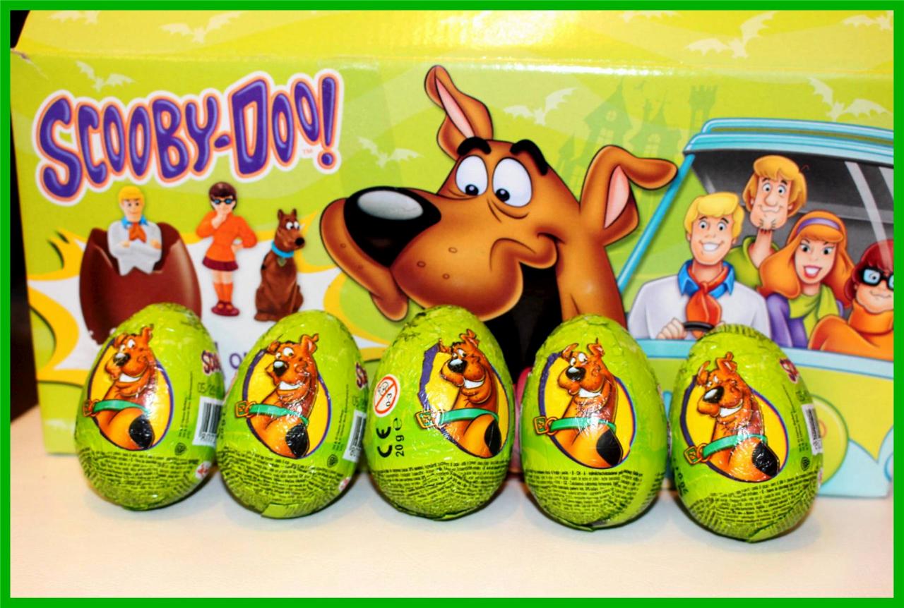 5 eggs x Chocolate Surprise Eggs with Toy SCOOBY DOO eBay