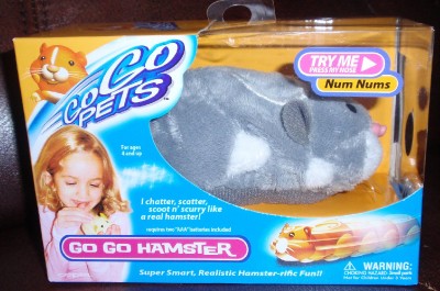 Zhu Zhu Pets Num Nums Gray Hamster Zu Zu Pets