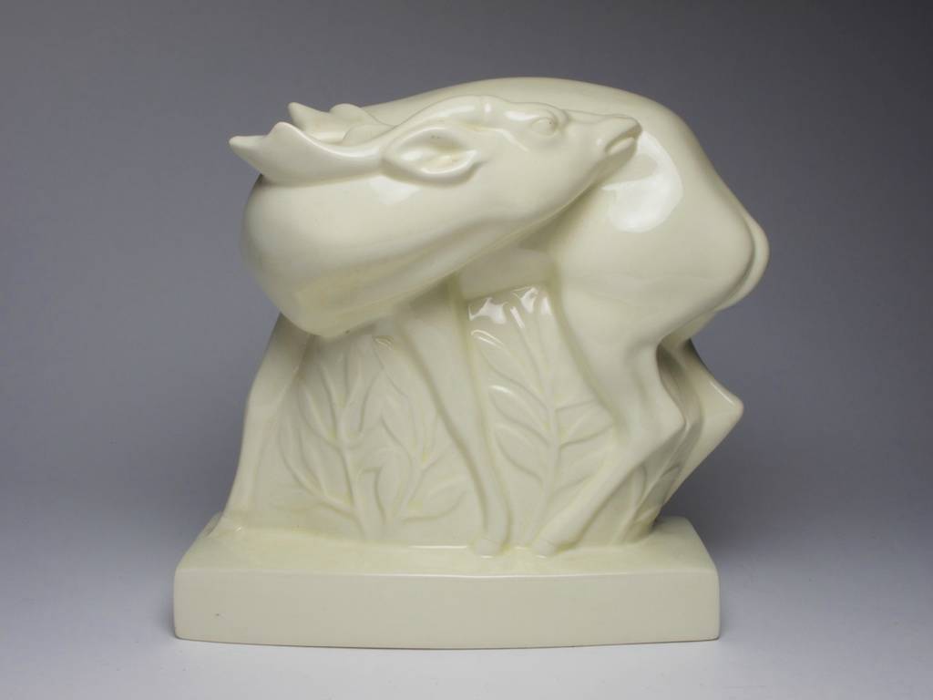 Wedgwood Art Deco John Skeaping pottery 'Fallow Deer' figure eBay