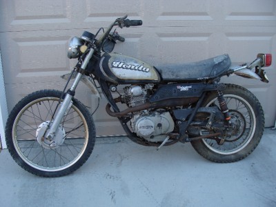 1972 Honda xl 250 motorcycle fuel tank #3