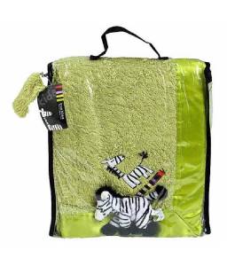 zebra plush blanket