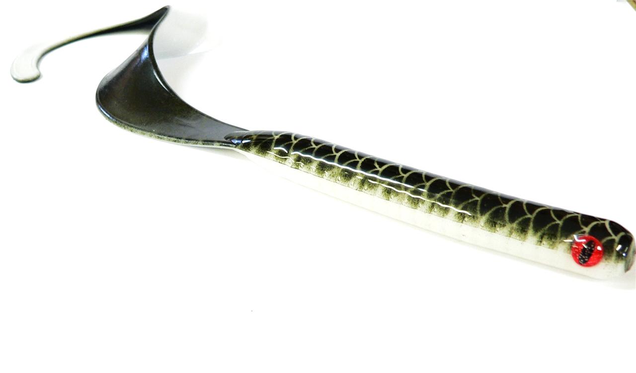 BOGS 12 INCH SUPER TAIL SNAKES GIANT PIKE BASS MUSKY LURE REALISTIC ACTION eBay