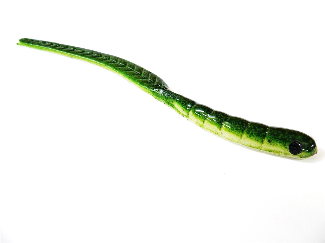 BOGS SNAKE EEL BASS PIKE LURE REALISTIC BAIT CUSTOM COLORS STRIPER