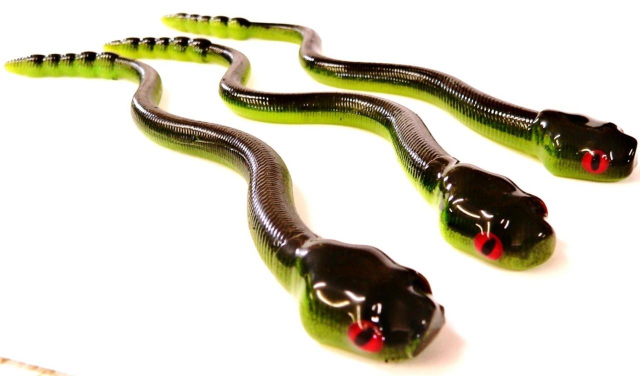 BOGS RATTLE SNAKES CUSTOM EDITION COLORS REALISTIC SNAKE BAIT BASS PIKE NEW