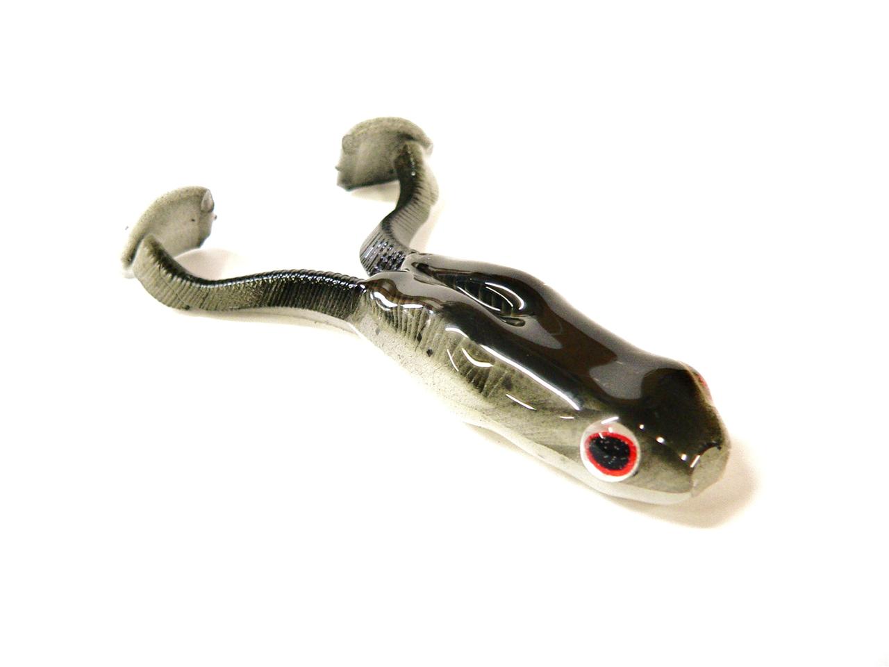 BOGS BUZZ FROG JR 3.75 INCH QUAD BLADES PIKE BASS TOPWATER LURE