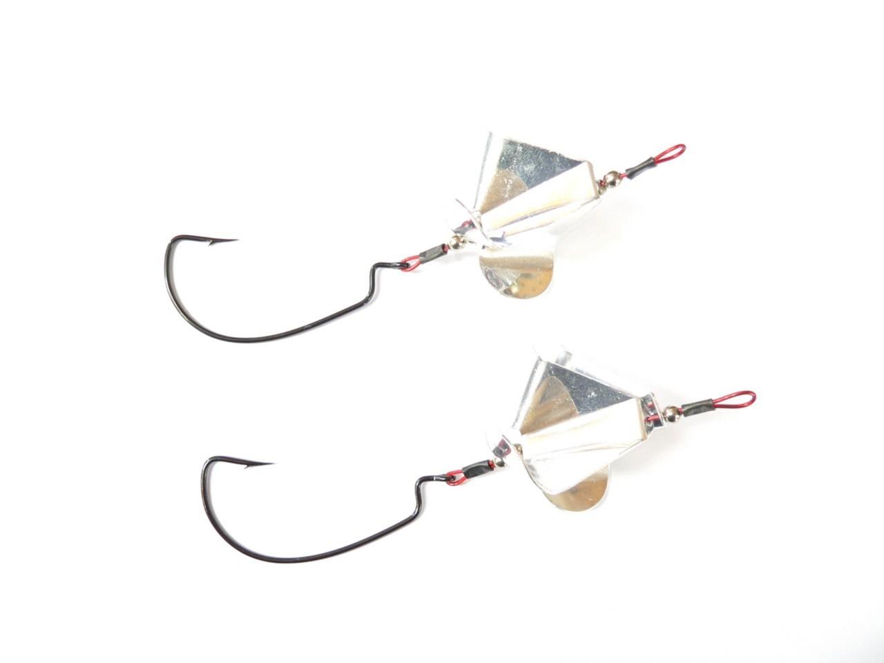 BOGS BUZZ BAIT RIG 3 NEW STYLES CLACKER BLADES TOPWATER BUZZ BAITS MADE