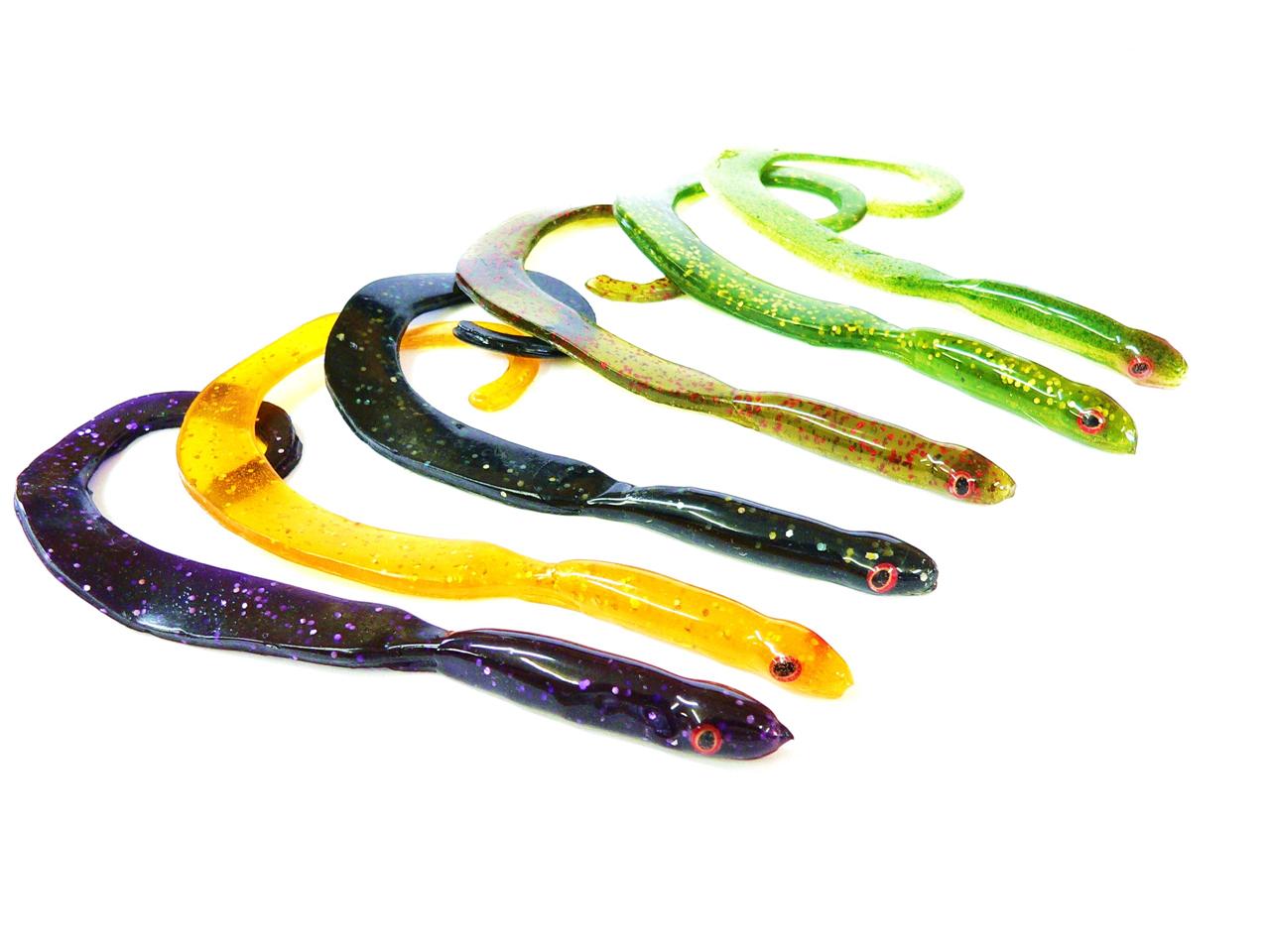 BOGBAITS 8 INCH SUPERTAIL SNAKE LURES BIG BASS PIKE BAIT REALISTIC NEW COLORS eBay