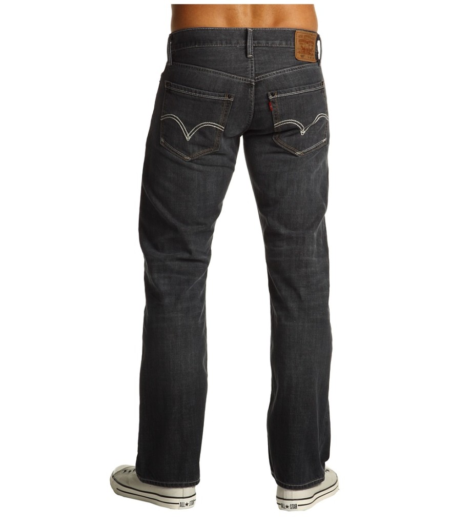 527 levis boot cut jeans