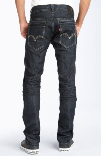 levis back zipper jeans