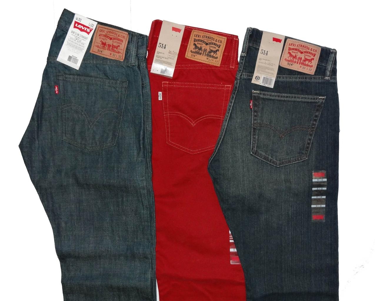 Levi's Men's 514 Slim Straight Fit Jeans 3 Colors 32 x 32 | eBay