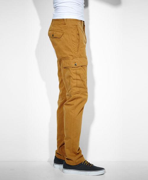 slim straight cargo pants