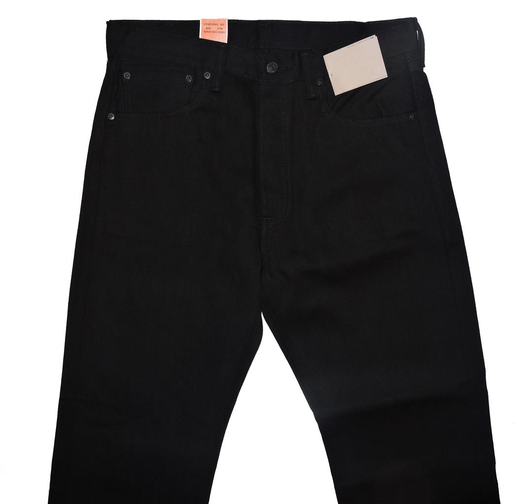 levi's jet black jeans