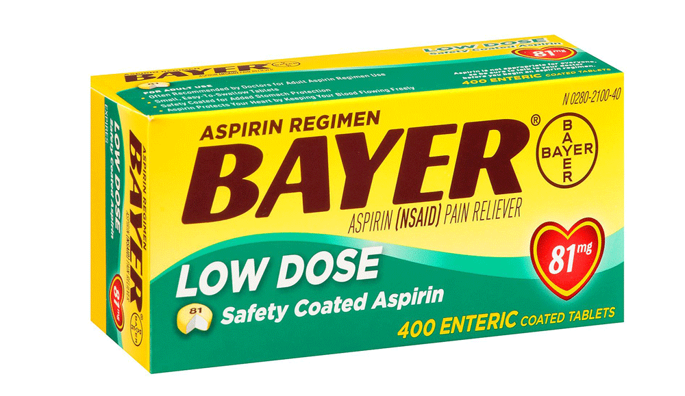 Bayer Nsaid Pain Relieverw Dose Aspirin 81mg 400 Enteric Coated Tablets