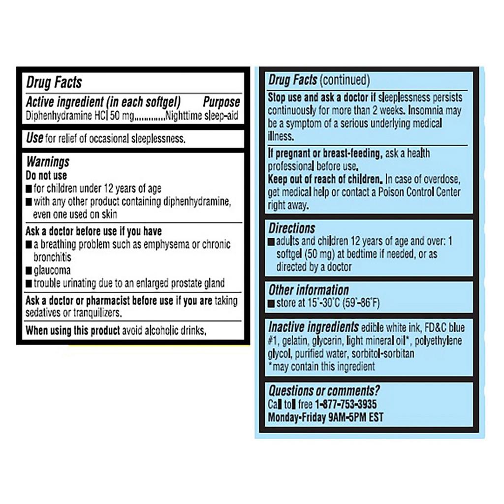 Diphenhydramine Sleep Aid High