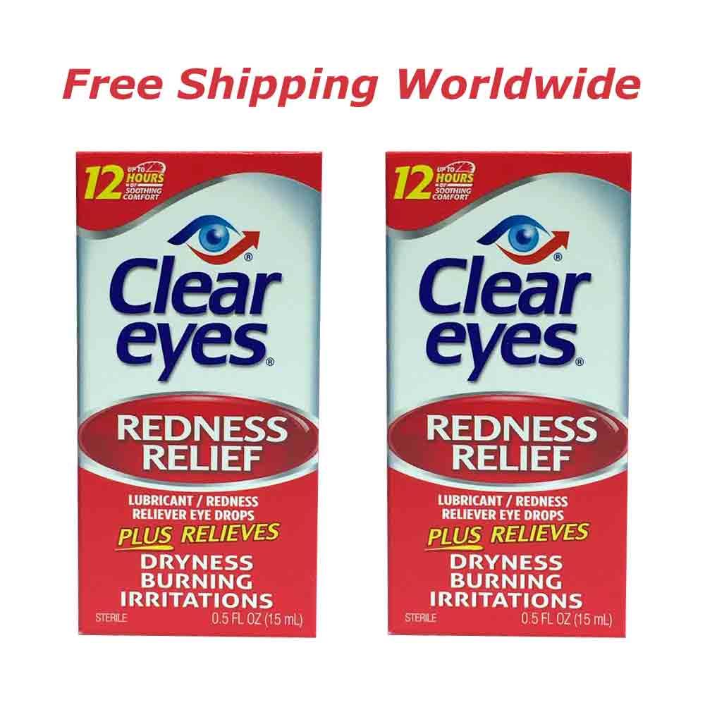 Clear Eyes Redness Relief Eye Drops (0.5 oz., 2 pk.) (15 mL) Expiry