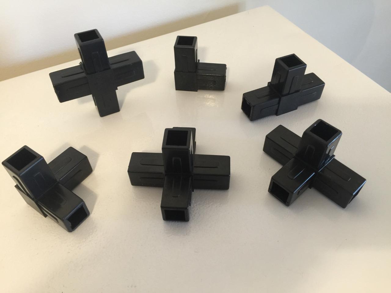 ALUMINIUM SQUARE TUBE CONNECTORS 25 X 25 X 1 2MM SQUARE TUBE DRAWER 