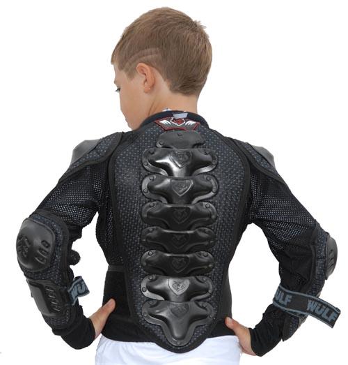 WULFSPORT CUB FULL DEFLECTOR KIDS JUNIOR MOTOCROSS MX BODY ARMOUR