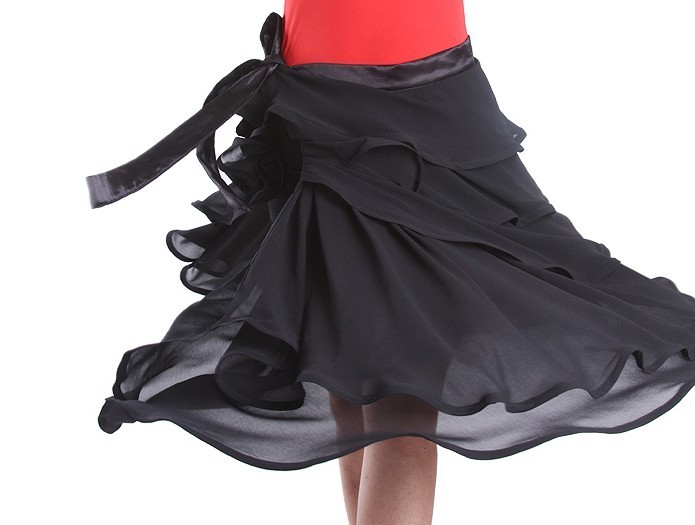 NEW Latin salsa tango Cha cha Rumba Ballroom Dance Mini Skirt S8073 eBay