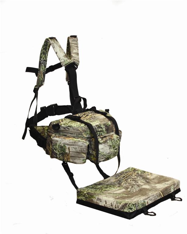 New Camo Fanny Pack + Shoulder Straps Quiet Hunting Day Pack Elk Deer
