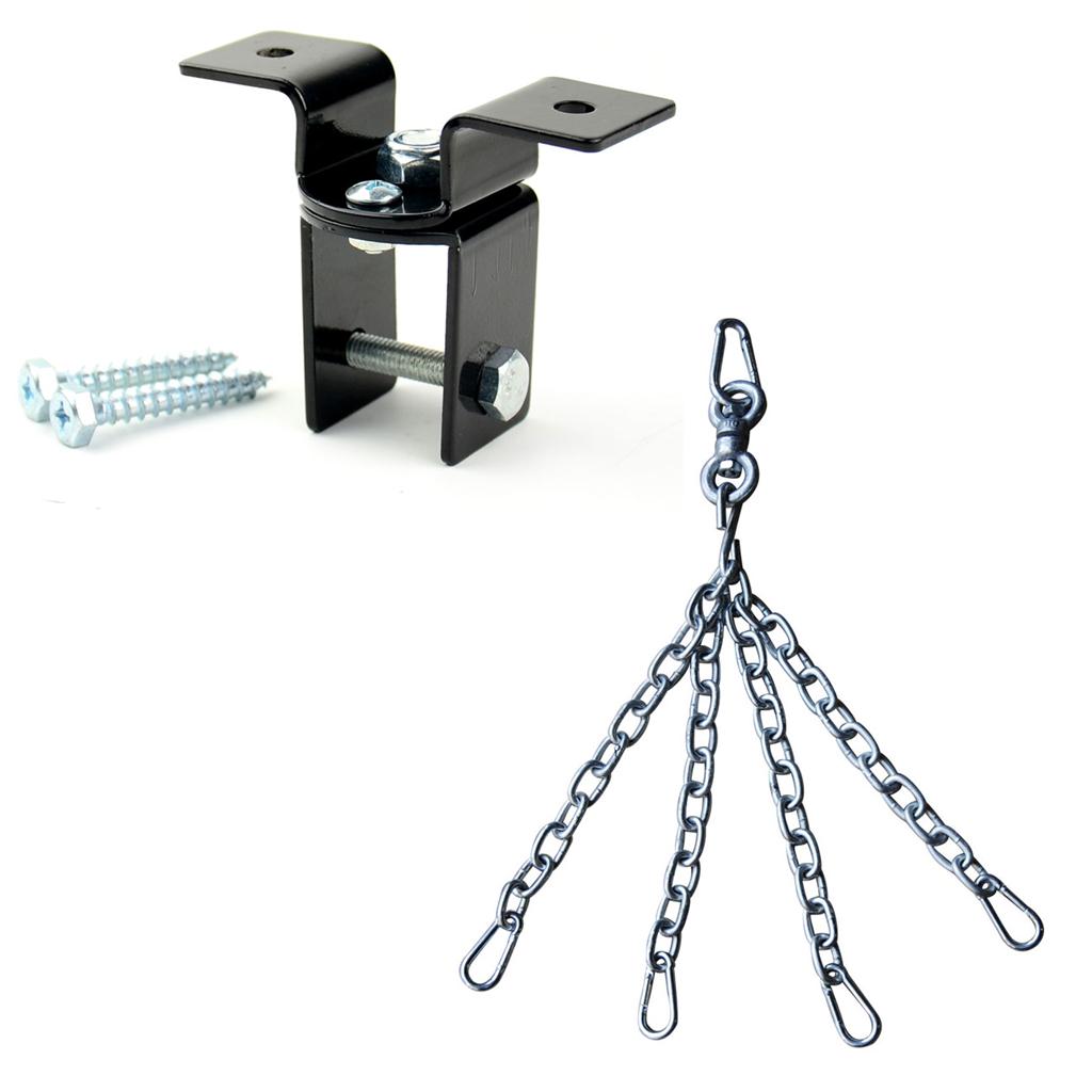 Yes4All Combo Heavy Duty Heavy Bag Wood Beam Hanger and Boxing Chain