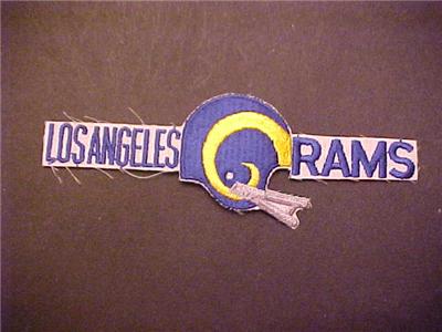 Vintage Clothing Stores  Angeles on Los Angeles Rams Logo Vintage Patch Mint Unused   Ebay