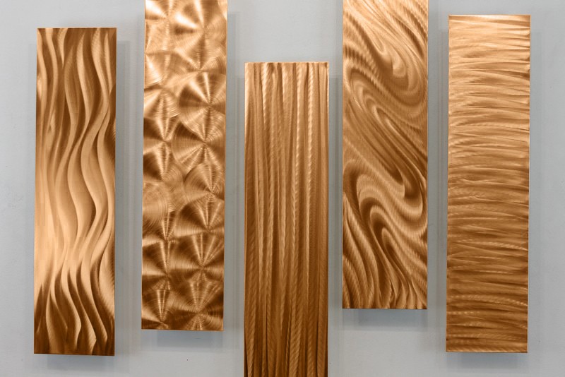 Beautiful Copper Wall Decor Accents, Wall Art, Sculpture - 5 Easy
