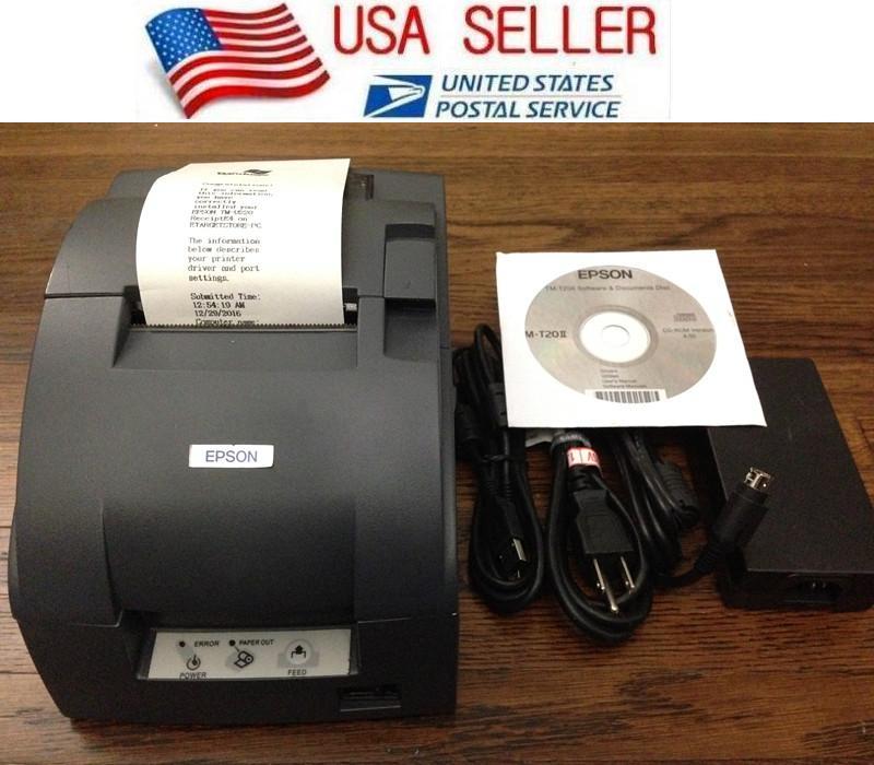 Epson TMU220B M188B Dot Matrix USB POS Receipt Printer With Cable