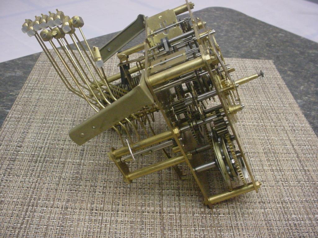 Westminster Chime German Urgos Clock Co. Brass Movement Repair UW
