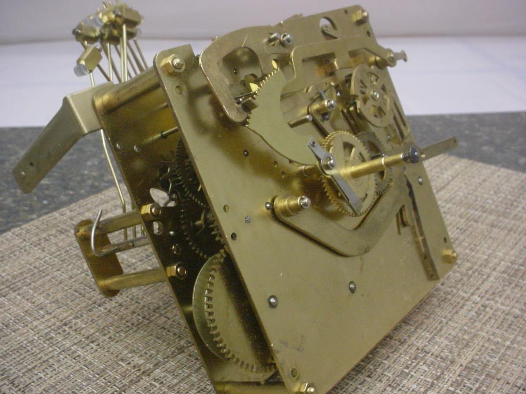 Westminster Chime German Urgos Clock Co. Brass Movement Repair UW