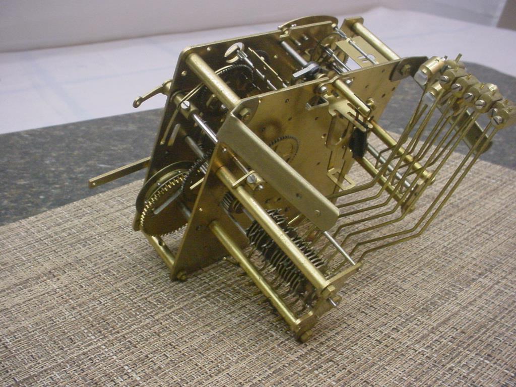 Westminster Chime German Urgos Clock Co. Brass Movement Repair UW