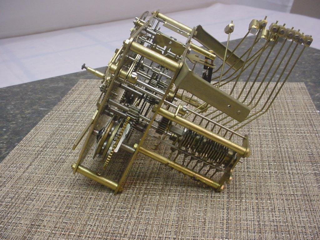 Westminster Chime German Urgos Clock Co. Brass Movement Repair UW