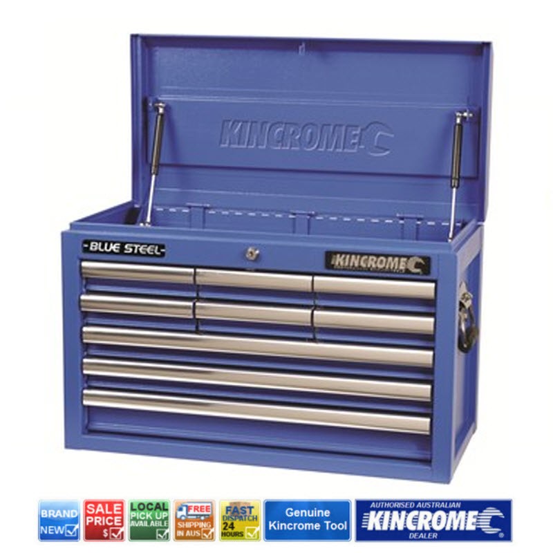 KINCROME K7769 9 DRAW MECHANICS BLUE STEEL TOOL BOX / TOOL CHEST