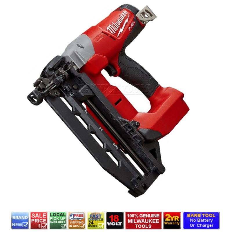 MILWAUKEE M18 FUEL CORDLESS FINISH NAIL GUN C SERIES FIXING NAILER